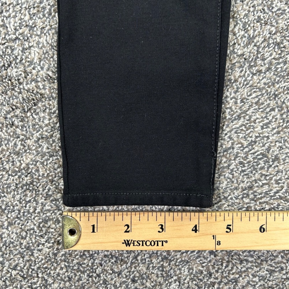 Pilcro and the Letterpress Serif Legging Pants Black Womens 26 Slim Velvet Felt - Picture 13 of 14